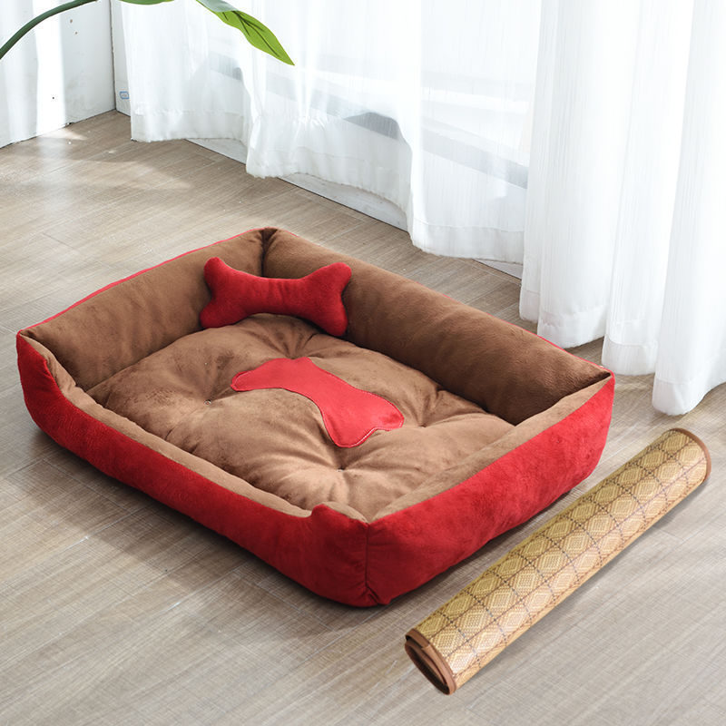 Kennel Four Seasons Golden Retriever Teddy Kennel Dog Bed Dog Mat Small Dog Medium Dog - Image 2