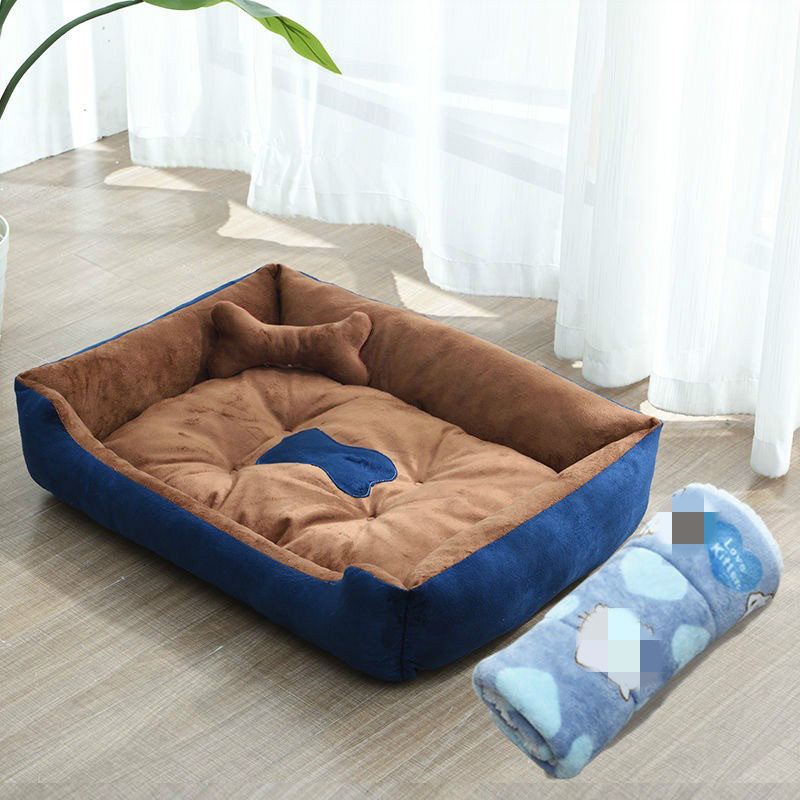 Kennel Four Seasons Golden Retriever Teddy Kennel Dog Bed Dog Mat Small Dog Medium Dog - Image 9