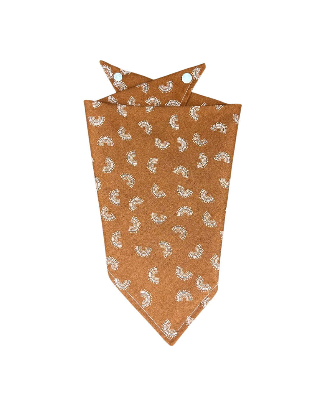 Bohemian Rainbow Print Cotton Dog Bandana