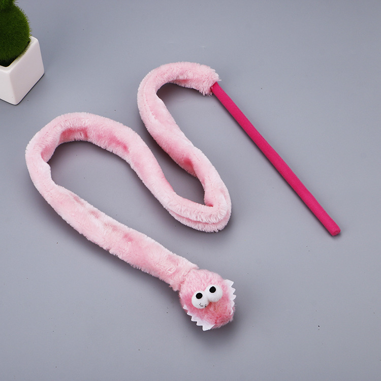 Pet cat toy cartoon snake funny cat rod cat interactive toy funny cat rod - Image 5