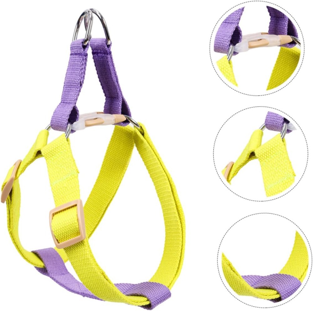 Dog Harness And Leash No Pull Nylon Pet Leashes For Small Dogs French Bulldog Chihuahua Lead Leash And Collar Set For Yorkies - Image 2