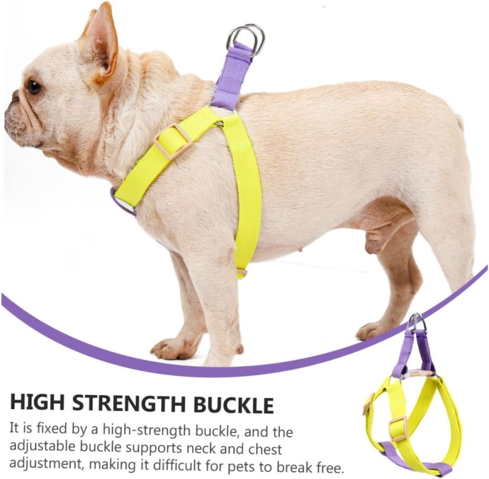 Dog Harness And Leash No Pull Nylon Pet Leashes For Small Dogs French Bulldog Chihuahua Lead Leash And Collar Set For Yorkies - Image 7