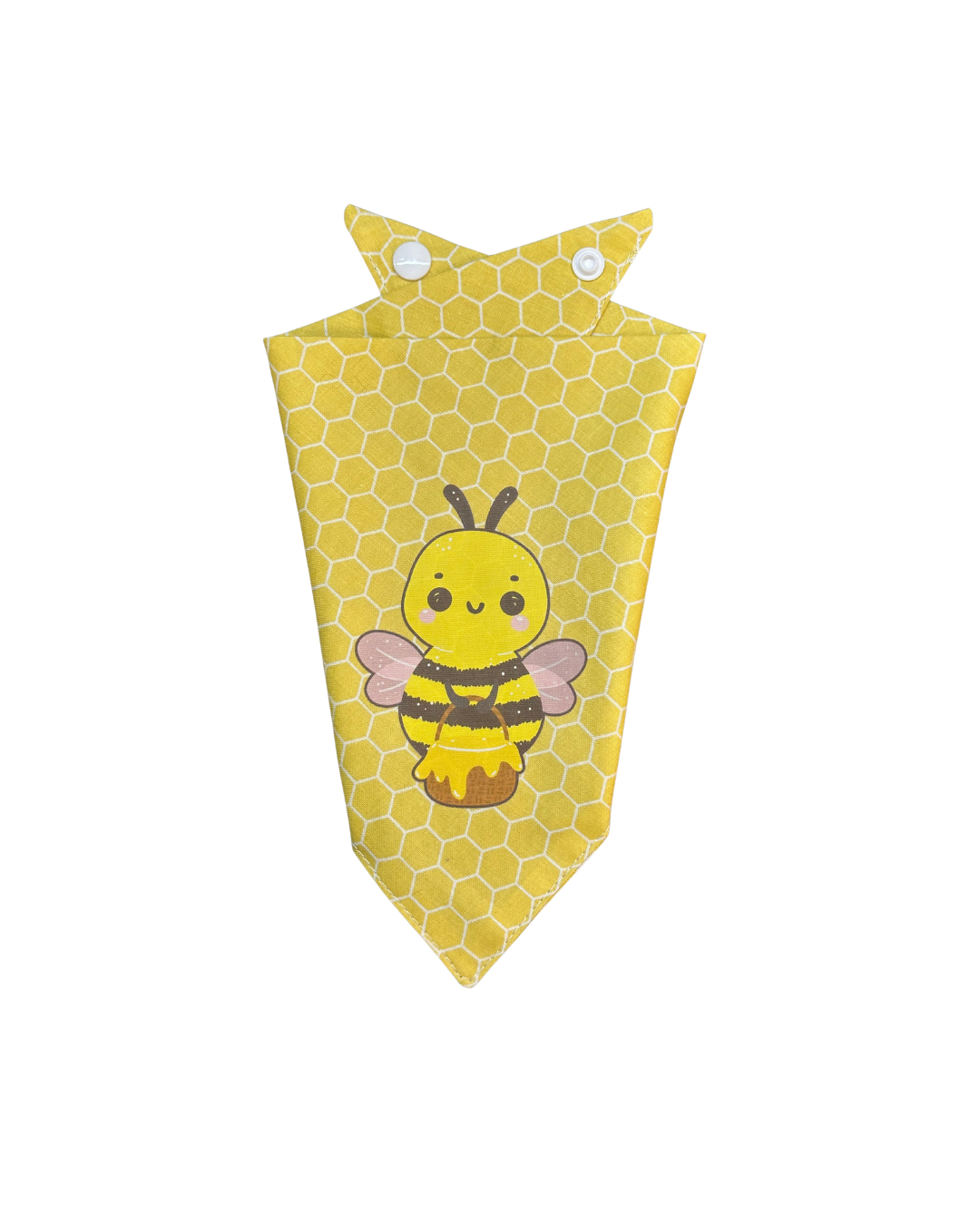 Honey Bee Print Cotton Dog Bandana