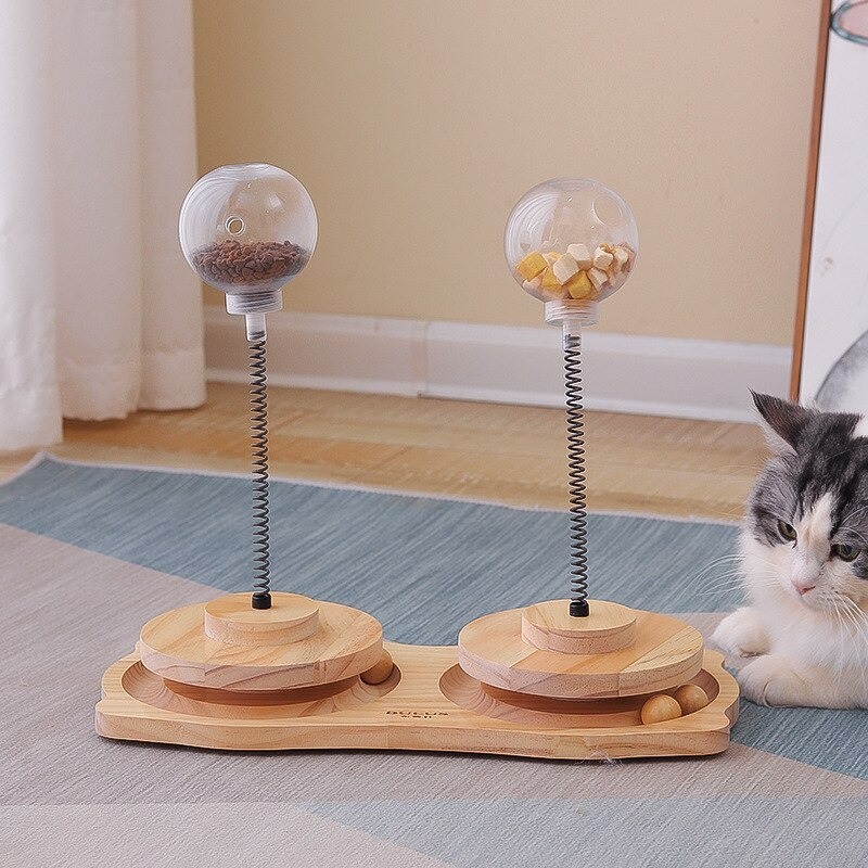 Cat Treats Dispenser Cat Treat Dispenser Toy Catnip Cat Toy Cat Nips Spring Toy Cat Small Dog Slow Feeder Treat Dispenser Pet Toys - Image 6