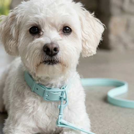 Pastel Shade PVC Dog Collar
