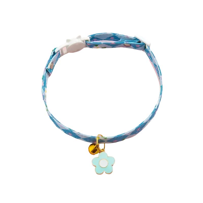 Cloud Pastel Heart Pendant Dog Collar
