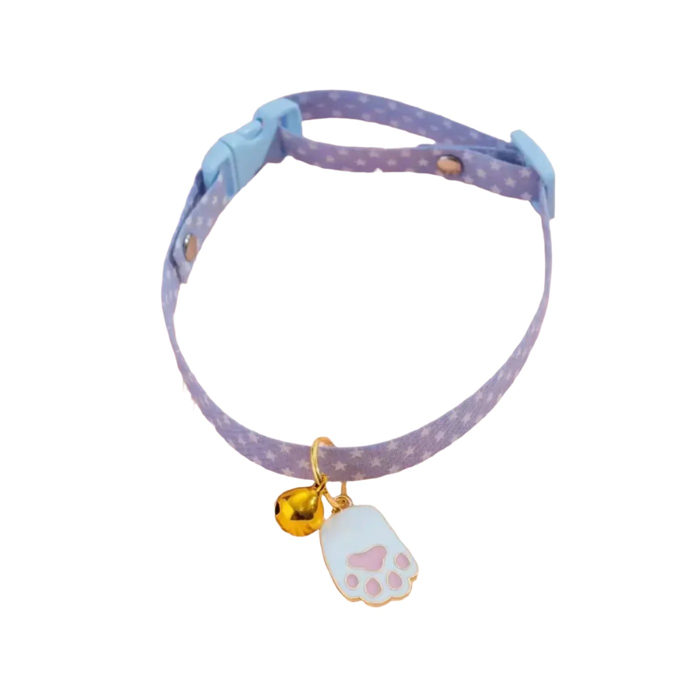 Cloud Pastel Heart Pendant Dog Collar