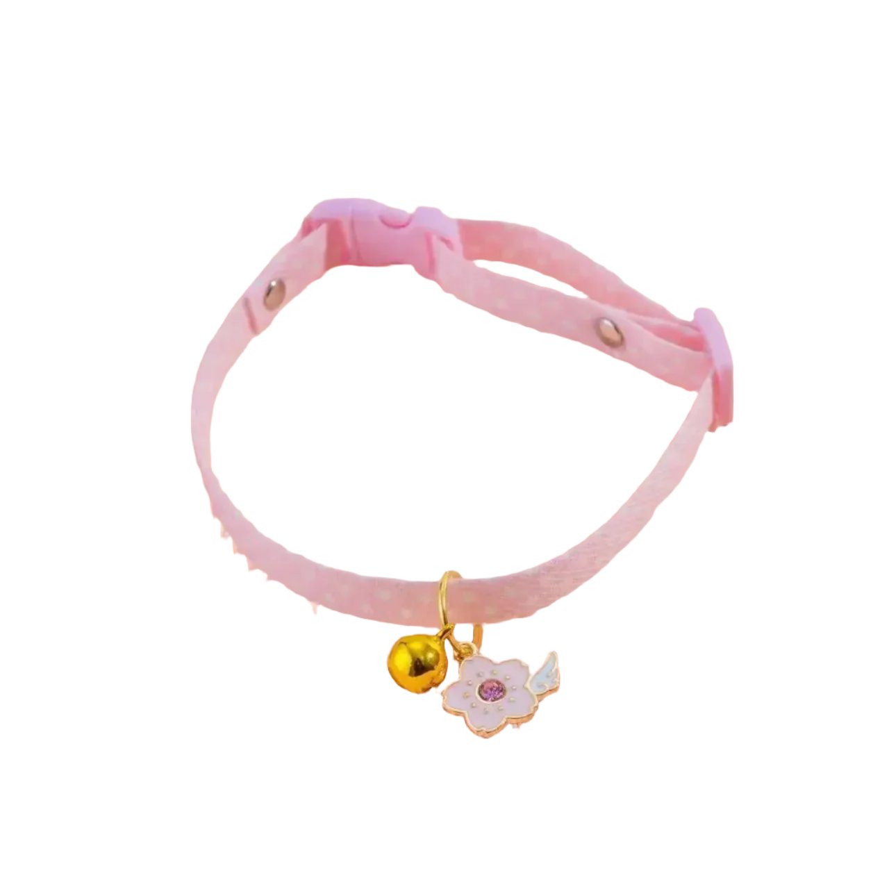 Cloud Pastel Heart Pendant Dog Collar