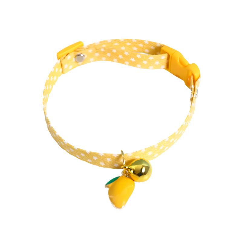 Pastel Star Pattern Dog Collar with Bell