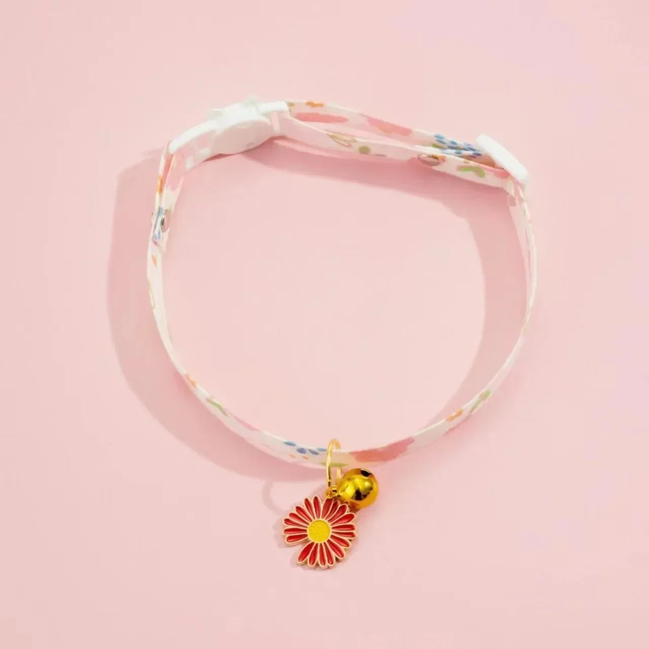 Cloud Pastel Heart Pendant Dog Collar