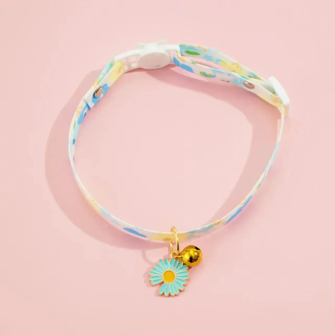 Cloud Pastel Heart Pendant Dog Collar